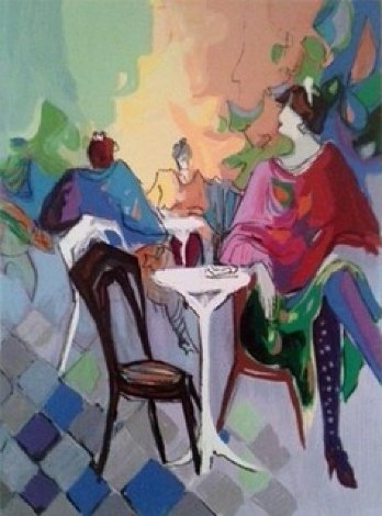 Cafe Caze II 1990 Limited Edition Print - Isaac Maimon