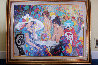 Cafe La Parisienne 2000 40x50 Huge Original Painting by Isaac Maimon - 2