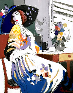 Mai 577 1996 36x30 Original Painting - Isaac Maimon Mai 577 1996 36x30 Original Painting - Isaac Maimon