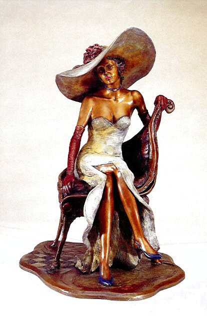 Camille Bronze Sculpture 1996 19 in Sculpture by Isaac Maimon