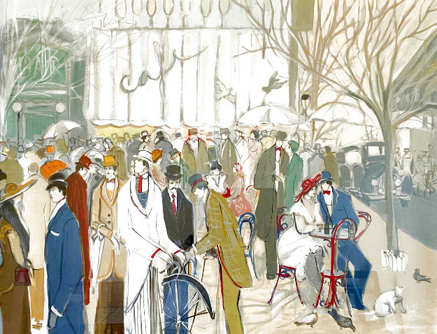 Isaac_Maimon_Paris_Cafe_1988__
