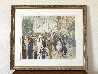 Paris Cafe 1988 - Huge Limited Edition Print by Isaac Maimon - 2