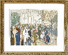 Paris Cafe 1988 - Huge Limited Edition Print by Isaac Maimon - 1