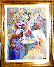 Ballroom Reception Painting -  2000 50x40 - Huge - France Original Painting by Isaac Maimon - 1