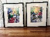 Cafe Caze I and II AP Limited Edition Print by Isaac Maimon - 1