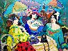 Cafe Scene I 2003 30x40 - Huge Original Painting by Isaac Maimon - 0