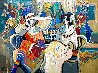 Cafe Scene II 2002 30x40 - Huge Original Painting by Isaac Maimon - 0