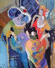 Pair of Gals 27x23 Original Painting by Isaac Maimon - 0