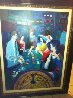 Untitled French Casino Painting -  41x31 Huge Original Painting by Isaac Maimon - 1