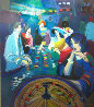 Untitled Casino Painting -  41x31 Huge Original Painting by Isaac Maimon - 0
