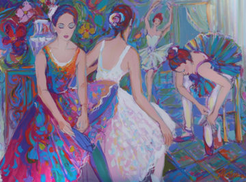 Cours De Dance 36x48 Original Painting - Isaac Maimon Cours De Dance 36x48 Original Painting - Isaac Maimon