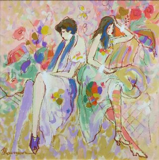 Untitled 24x24 Original Painting - Isaac Maimon