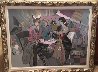 Lancelot And Ladies Painting  52x42 Original Painting by Isaac Maimon - 2