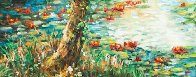 Fall Leaves 32x39 Original Painting by A.B. Makk - 3 Fall Leaves 32x39 Original Painting by A.B. Makk - 3