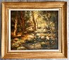 Forest Stream 1977 27x31 Original Painting by A.B. Makk - 1