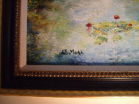 First Lillies 21x25 Original Painting by A.B. Makk - 2 First Lillies 21x25 Original Painting by A.B. Makk - 2