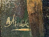 Old Salts 1970 44x32 Huge Original Painting by Americo Makk - 5