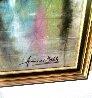 Unforgettable 1991 40x28 Huge - Signed Twice Original Painting by Americo Makk - 6