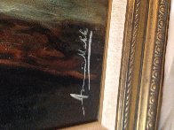 Pearl Earring 47x37 Super Huge Original Painting by Americo Makk - 4 Pearl Earring 47x37 Super Huge Original Painting by Americo Makk - 4