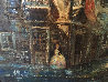 Untitled (Paris Scene) 33x57 Huge Original Painting by Americo Makk - 7