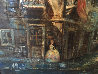 Untitled (Paris Scene) 33x57 Huge Original Painting by Americo Makk - 5
