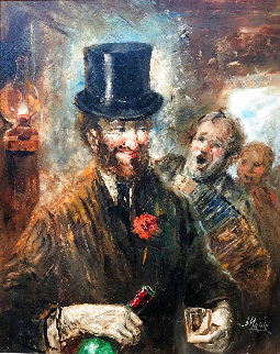 Drinker 34x28 Original Painting - Americo Makk Drinker 34x28 Original Painting - Americo Makk