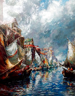 Harbor Mood 1989 Limited Edition Print by Americo Makk - 0 Harbor Mood 1989 Limited Edition Print by Americo Makk - 0