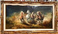 Reckless 1975 31x55 Huge Original Painting by Americo Makk - 1 Reckless 1975 31x55 Huge Original Painting by Americo Makk - 1
