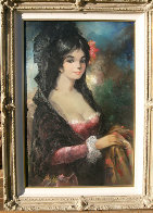 Spanish Lady 36x24 Original Painting by Americo Makk - 2 Spanish Lady 36x24 Original Painting by Americo Makk - 2