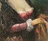 Spanish Lady 36x24 Original Painting by Americo Makk - 4