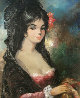 Spanish Lady 36x24 Original Painting by Americo Makk - 2