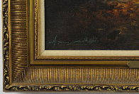 Reader 1980 38x32 Original Painting by Americo Makk - 2 Reader 1980 38x32 Original Painting by Americo Makk - 2