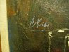 Old Man With Wine Jug 1968 38x32 Original Painting by Americo Makk - 3 Old Man With Wine Jug 1968 38x32 Original Painting by Americo Makk - 3