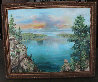 Emerald Bay Painting -  24x30 - Lake Tahoe, California Original Painting by Eva Makk - 1