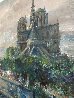 Notre Dame 1994 42x46 Huge Original Painting by Eva Makk - 2