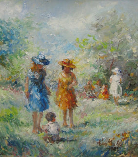 Day in May 1985 24x30 Original Painting - Eva Makk Day in May 1985 24x30 Original Painting - Eva Makk