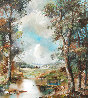 Landscape  40x37 Huge Original Painting by Eva Makk - 0