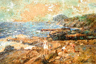 Hanauma Bay, Oahu, Hawaii 31x43 Huge Original Painting by Eva Makk - 0 Hanauma Bay, Oahu, Hawaii 31x43 Huge Original Painting by Eva Makk - 0
