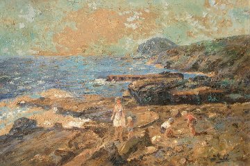 Hanauma Bay, Oahu, Hawaii 24x36 Original Painting - Eva Makk Hanauma Bay, Oahu, Hawaii 24x36 Original Painting - Eva Makk