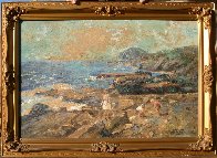 Hanauma Bay, Oahu, Hawaii 31x43 Huge Original Painting by Eva Makk - 1 Hanauma Bay, Oahu, Hawaii 31x43 Huge Original Painting by Eva Makk - 1