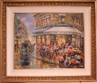 Paris I Love 34x40 Huge Original Painting by Eva Makk - 1 Paris I Love 34x40 Huge Original Painting by Eva Makk - 1
