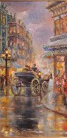 Paris I Love 34x40 Huge Original Painting by Eva Makk - 3 Paris I Love 34x40 Huge Original Painting by Eva Makk - 3