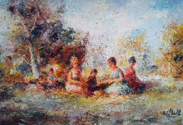 Restful 44x32 Original Painting - Eva Makk Restful 44x32 Original Painting - Eva Makk