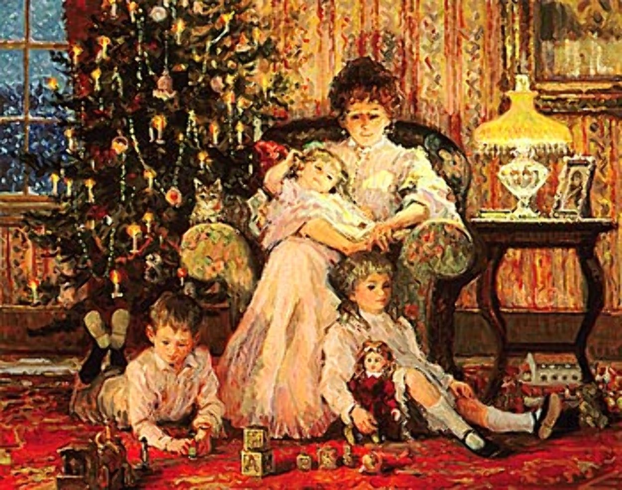 Circle of Love 1986 Limited Edition Print by Alan Maley Circle of Love 1986 Limited Edition Print by Alan Maley