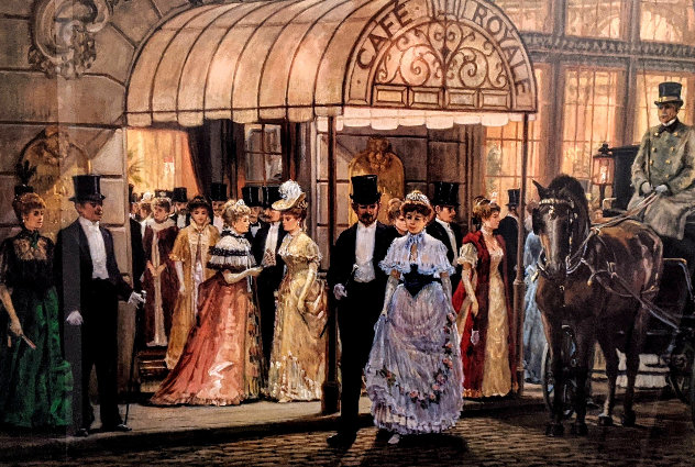 Cafe Royale Limited Edition Print by Alan Maley