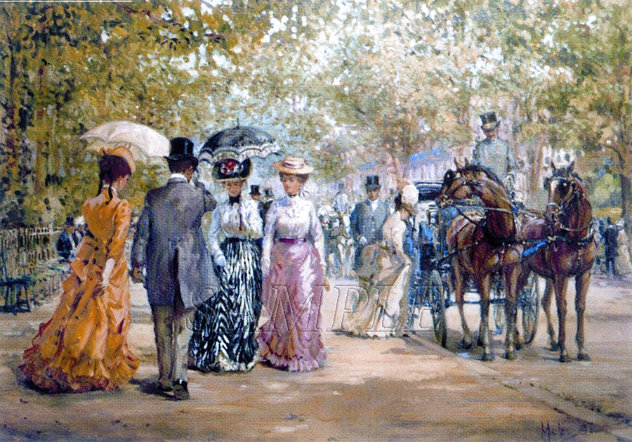 Fashionable Parade 1996 Limited Edition Print by Alan Maley