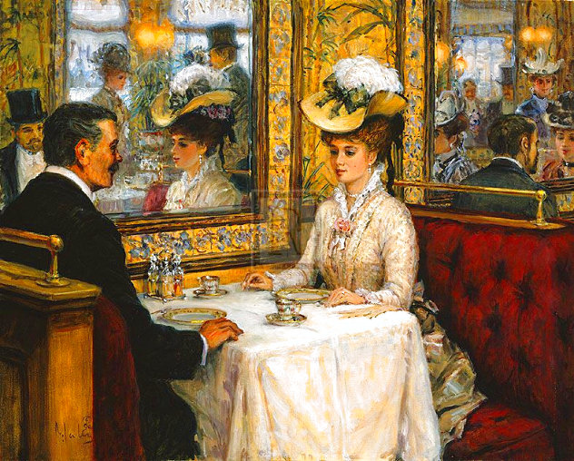 Romantic Engagement 1992 Limited Edition Print by Alan Maley