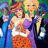 Best Friends Quartet 2024 48x48 - Huge Original Painting by Susan Manders - 0