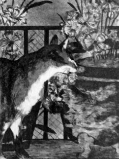 Le Chat Avec Les Fleurs Limited Edition Print - Edouard Manet Le Chat Avec Les Fleurs Limited Edition Print - Edouard Manet