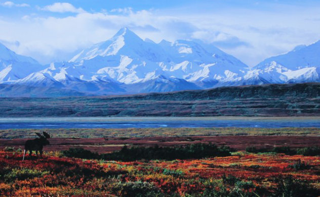 September Snows (Alaska) Panorama by Thomas Mangelsen
